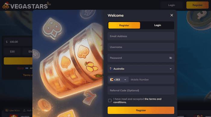 VegaStars Casino promotions page